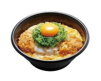 ねぎ玉ロースカツ丼
