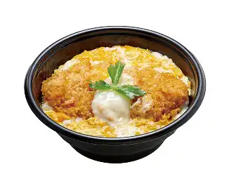 Wエッグロースカツ丼