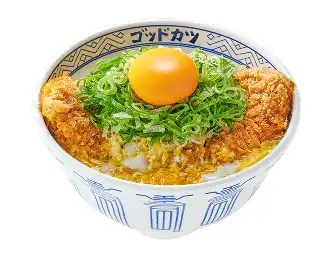 ねぎ玉ロースカツ丼