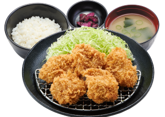 サイコロカツ定食
