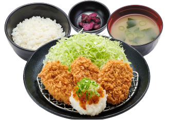 おろしヒレカツ定食（3枚）