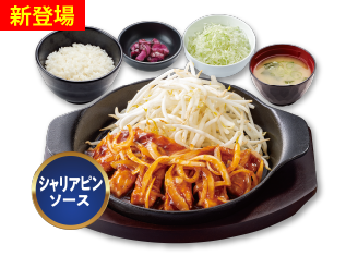 ハーフトンテキ定食（シャリアピンソース）